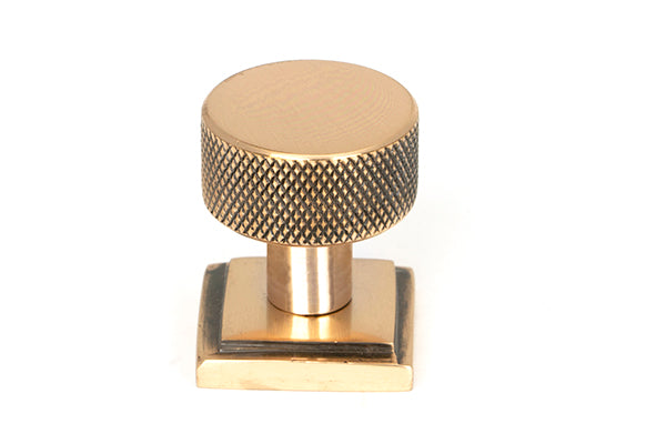 25mm Brompton Cabinet Knob Square Rose