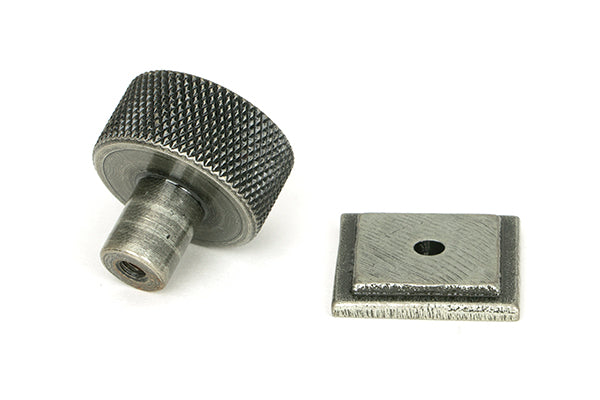 25mm Brompton Cabinet Knob Square Rose