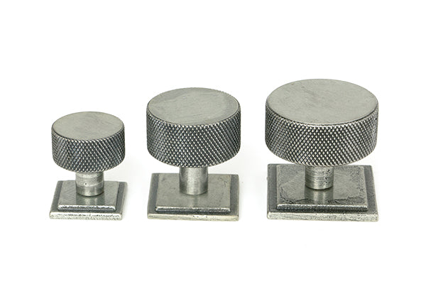 25mm Brompton Cabinet Knob Square Rose