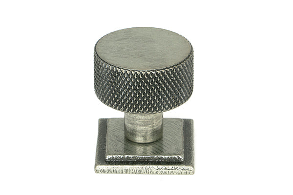 25mm Brompton Cabinet Knob Square Rose