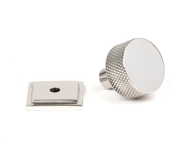 25mm Brompton Cabinet Knob Square Rose