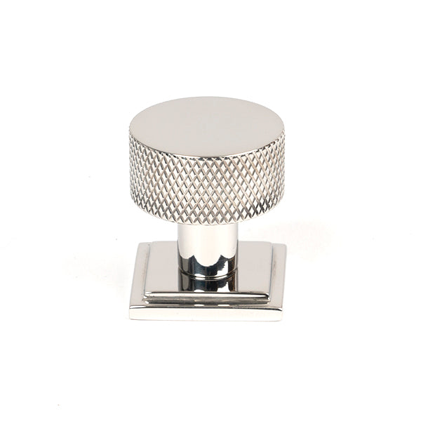 25mm Brompton Cabinet Knob Square Rose