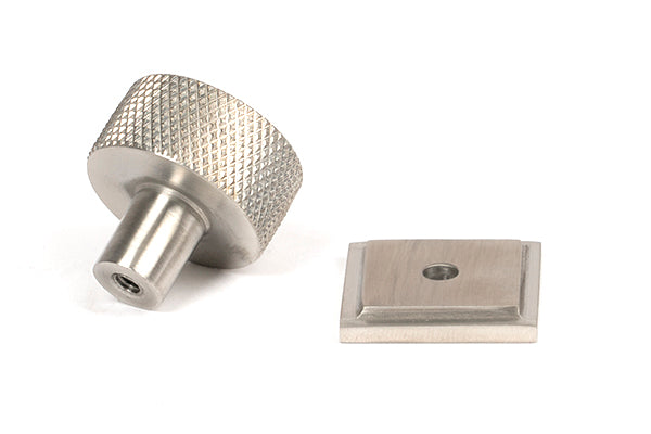 25mm Brompton Cabinet Knob Square Rose
