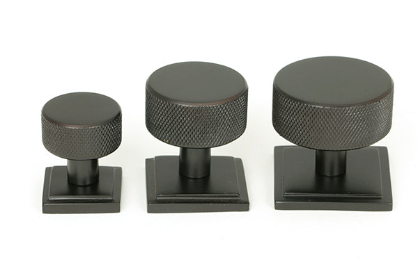 32mm Brompton Cabinet Knob Square Rose