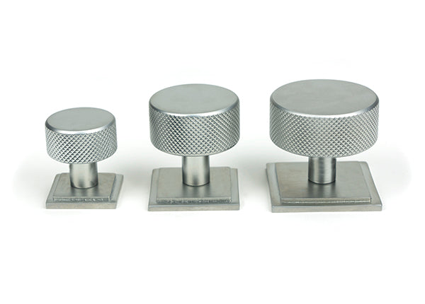 25mm Brompton Cabinet Knob Square Rose