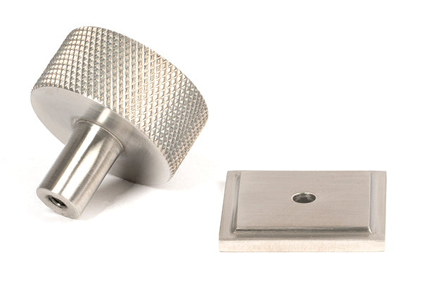 32mm Brompton Cabinet Knob Square Rose