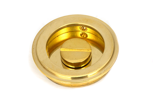 60mm Art Deco Round Pull - Privacy Set