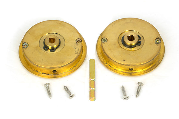 60mm Art Deco Round Pull - Privacy Set