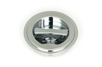 60mm Art Deco Round Pull - Privacy Set