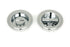 60mm Art Deco Round Pull - Privacy Set