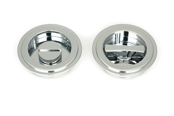 60mm Art Deco Round Pull - Privacy Set