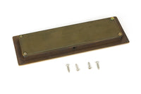 175mm Art Deco Rectangular Pull