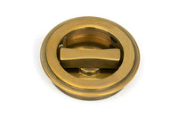 60mm Art Deco Round Pull - Privacy Set