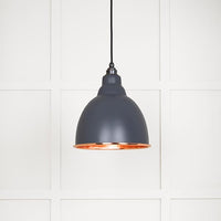 Hammered Copper Brindley Pendant
