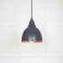 Hammered Copper Brindley Pendant
