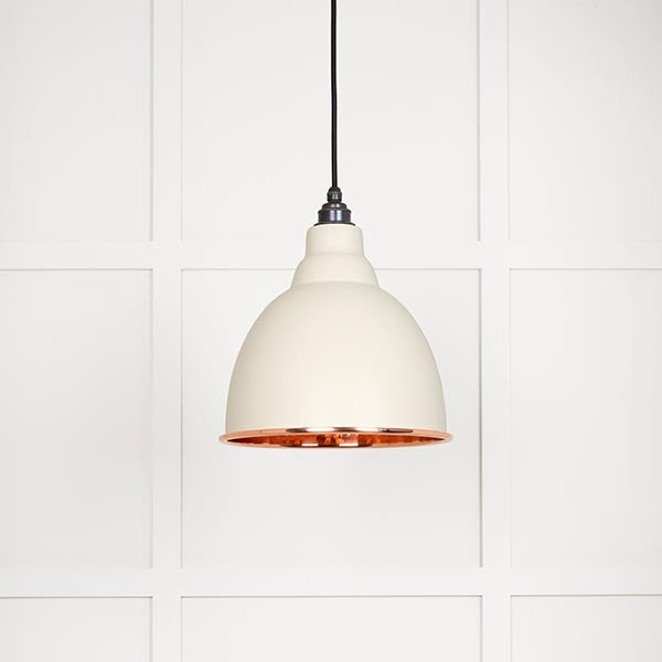 Hammered Copper Brindley Pendant