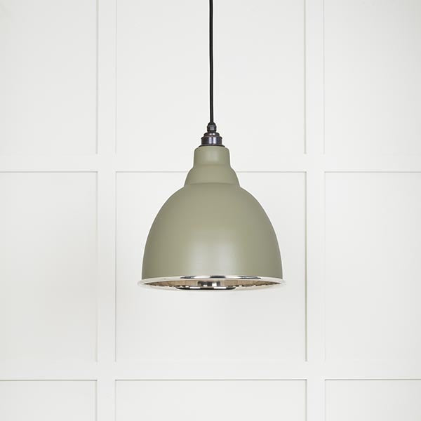 Smooth Nickel Brindley Pendant