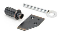 Key-Flush Sash Stop