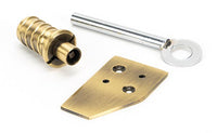 Key-Flush Sash Stop