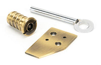 Key-Flush Sash Stop