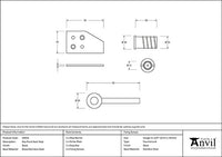 Key-Flush Sash Stop
