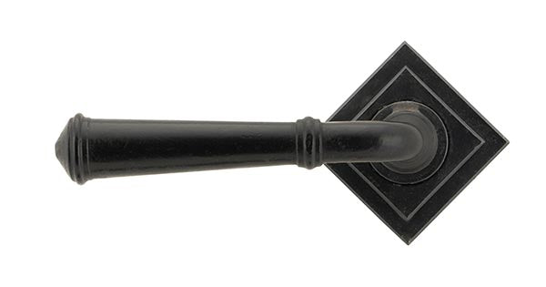 Regency Lever on Rose Set Square Rose (Unsprung)