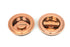 60mm Art Deco Round Pull - Privacy Set
