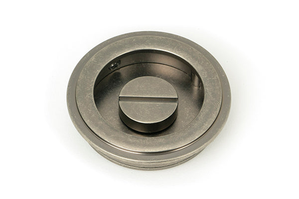 60mm Art Deco Round Pull - Privacy Set