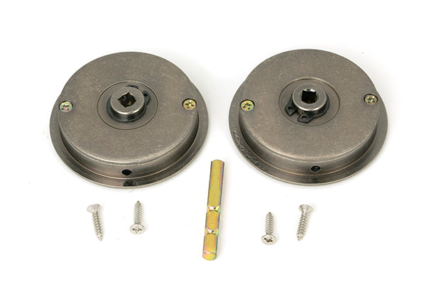 60mm Art Deco Round Pull - Privacy Set