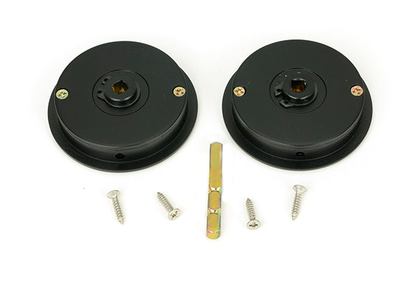 60mm Art Deco Round Pull - Privacy Set