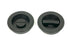 60mm Art Deco Round Pull - Privacy Set