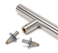 0.9m T Bar Handle Secret Fix 32mm dia