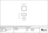 32mm Scully Cabinet Knob