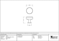 32mm Scully Cabinet Knob