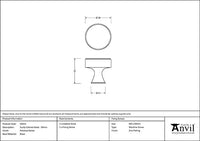 38mm Scully Cabinet Knob