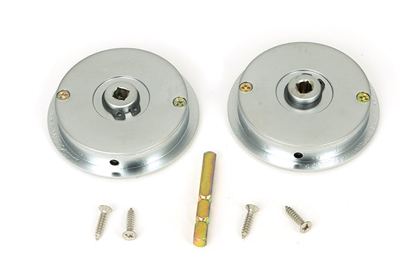 60mm Art Deco Round Pull - Privacy Set