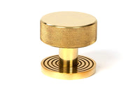 Brompton Mortice/Rim Knob Set Beehive Rose