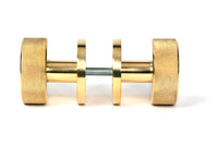 Brompton Mortice/Rim Knob Set Beehive Rose