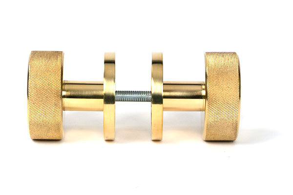 Brompton Mortice/Rim Knob Set Beehive Rose