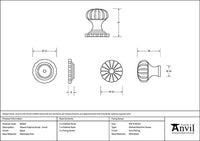 Small Flower Cabinet Knob