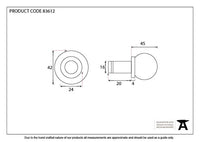 Ball Curtain Finial (pair)