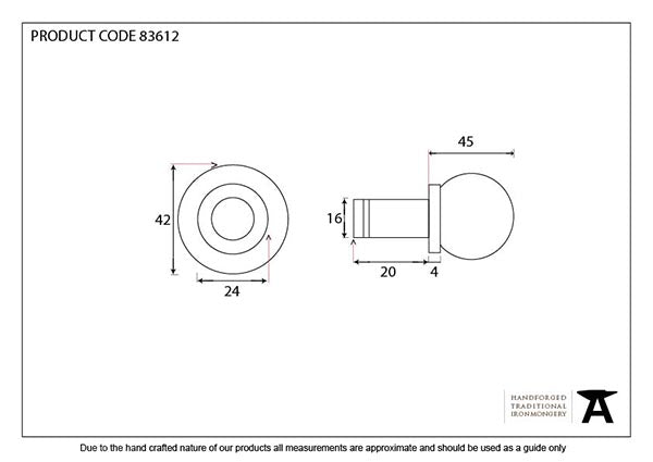 Ball Curtain Finial (pair)