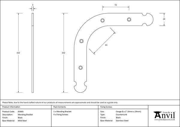 Mending Bracket