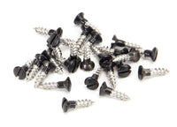 3 x 12mm Black SS Countersunk Raised Head Screws (25)
