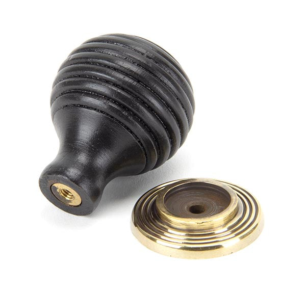 35mm Wooden Beehive Cabinet Knob