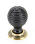 38mm Wooden Beehive Cabinet Knob