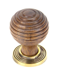 35mm Wooden Beehive Cabinet Knob