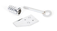Key-Flush Sash Stop