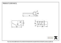 Key-Flush Sash Stop