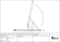 12" SS Defender Friction Hinge - Top hung